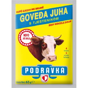 Soupe de boeuf Podravka 65g